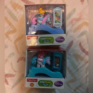Fisher Price NIB Little People Klip Klop Princesses